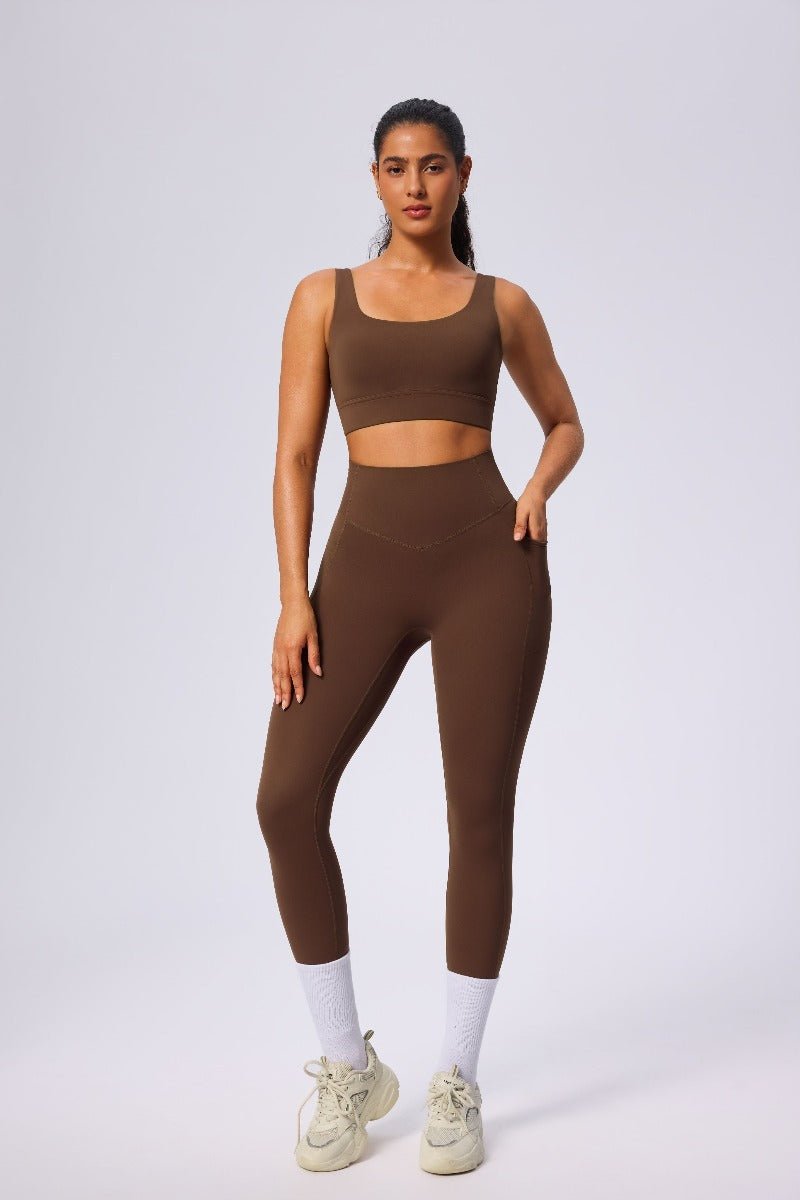 High Rise Yoga Pants with Pockets
