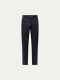 Stretch Cotton Trouser in Dark Sapphire Navy