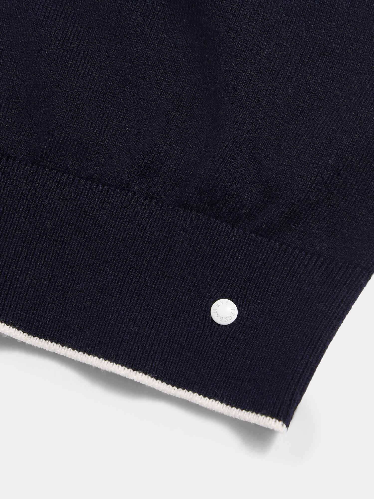 Jersey Knit Crew in Dark Sapphire Navy