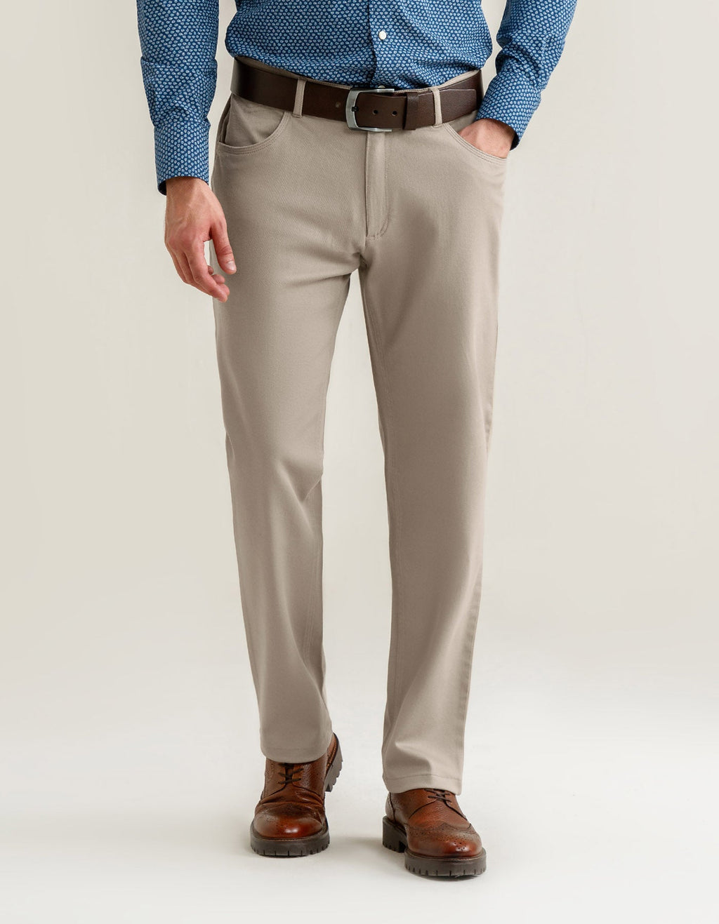 Stone Colour Denim Jeans