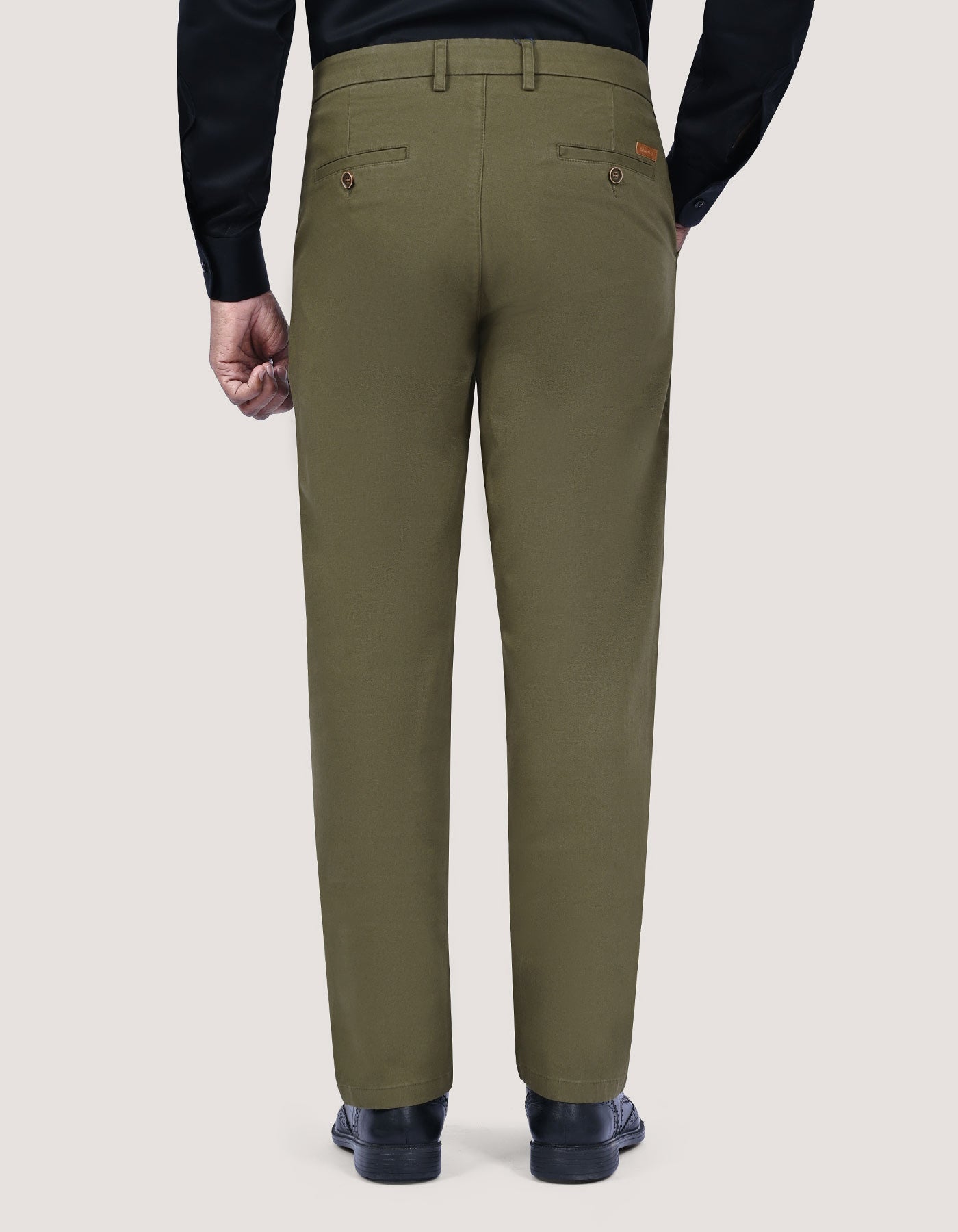 Twill Chino Trouser – Olive