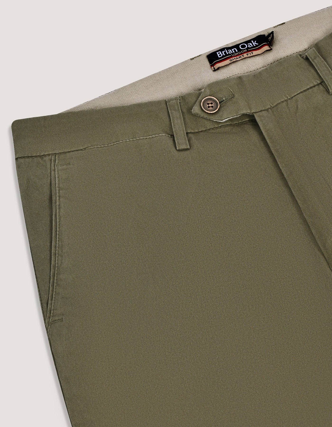 Twill Chino Trouser – Olive