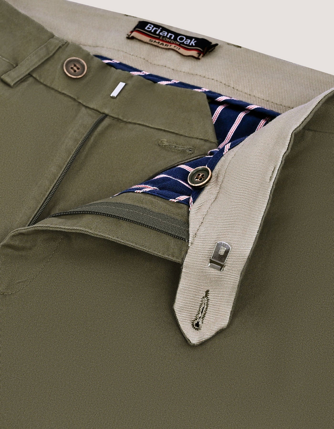 Twill Chino Trouser – Olive