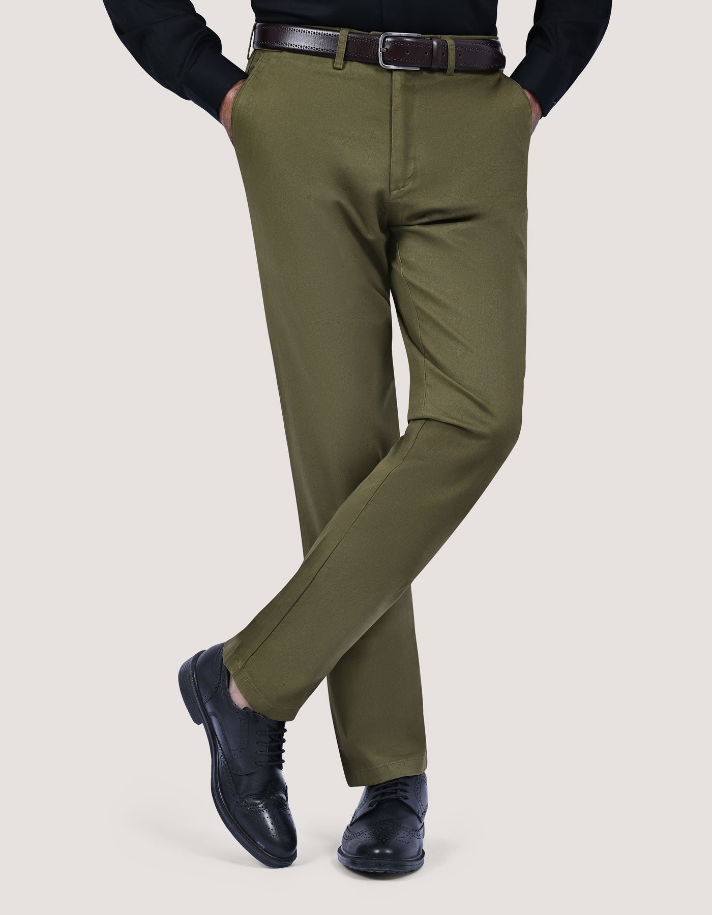 Twill Chino Trouser – Olive