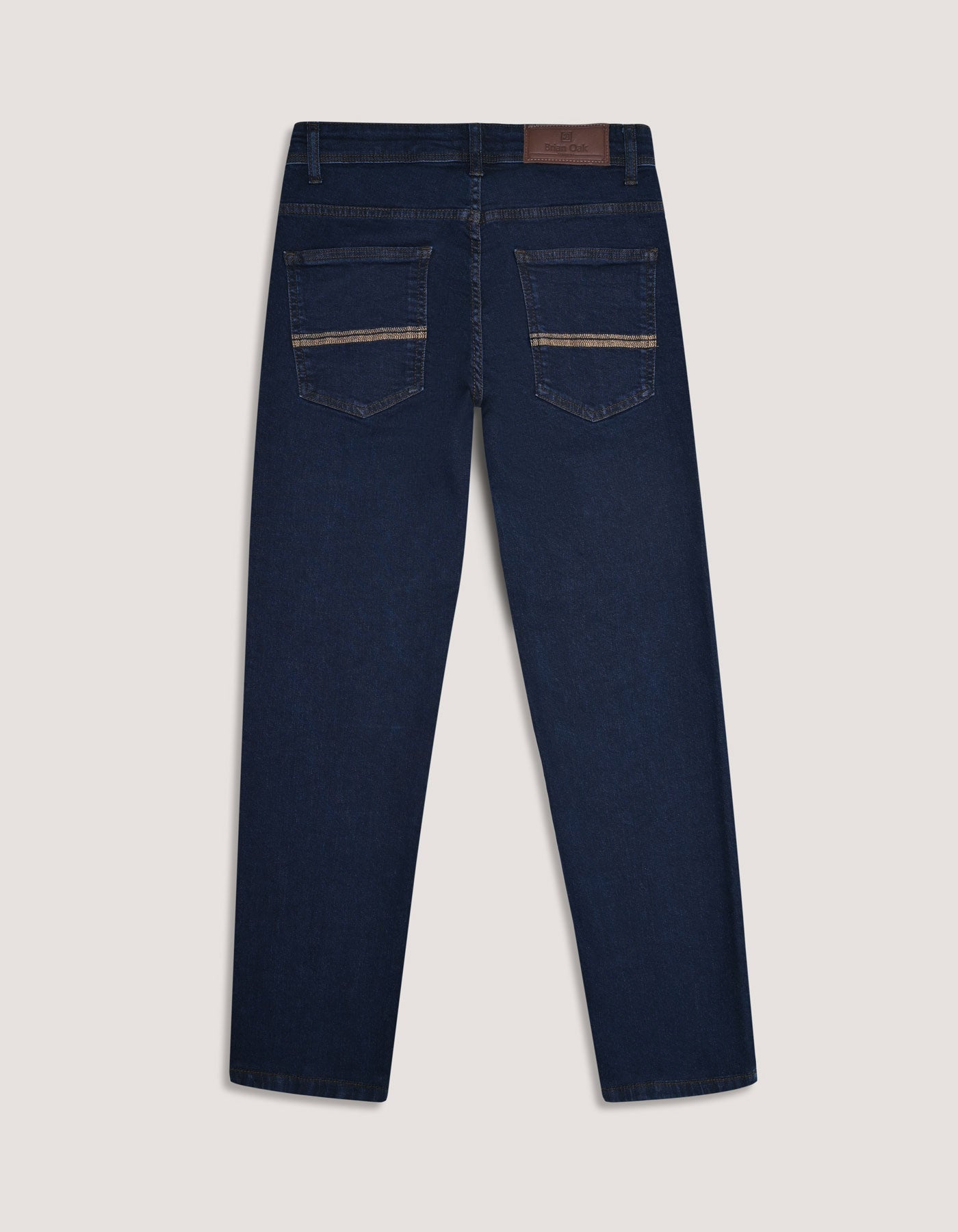 Basic Men's Denim Jeans - Dark Blue