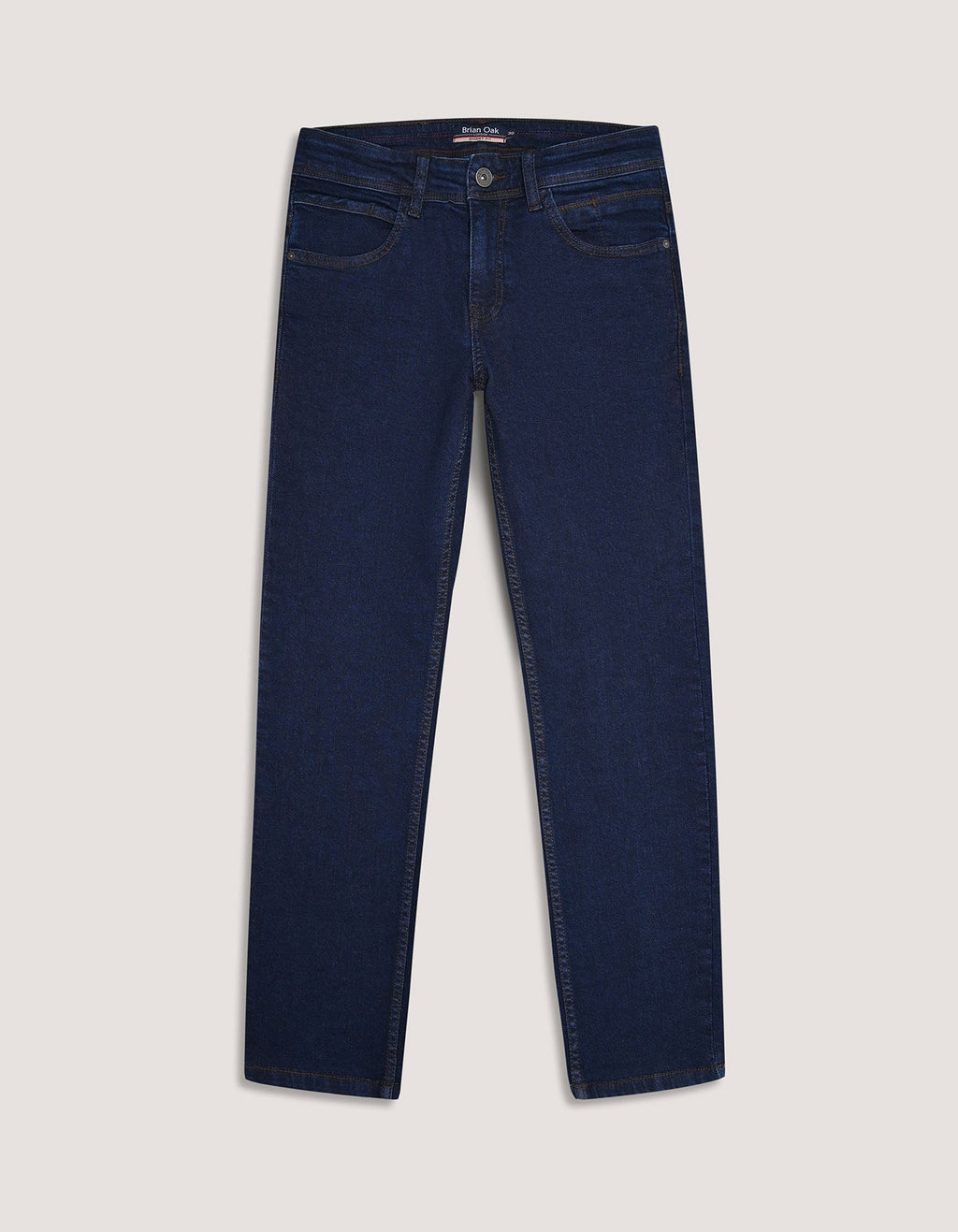 Basic Men's Denim Jeans - Dark Blue