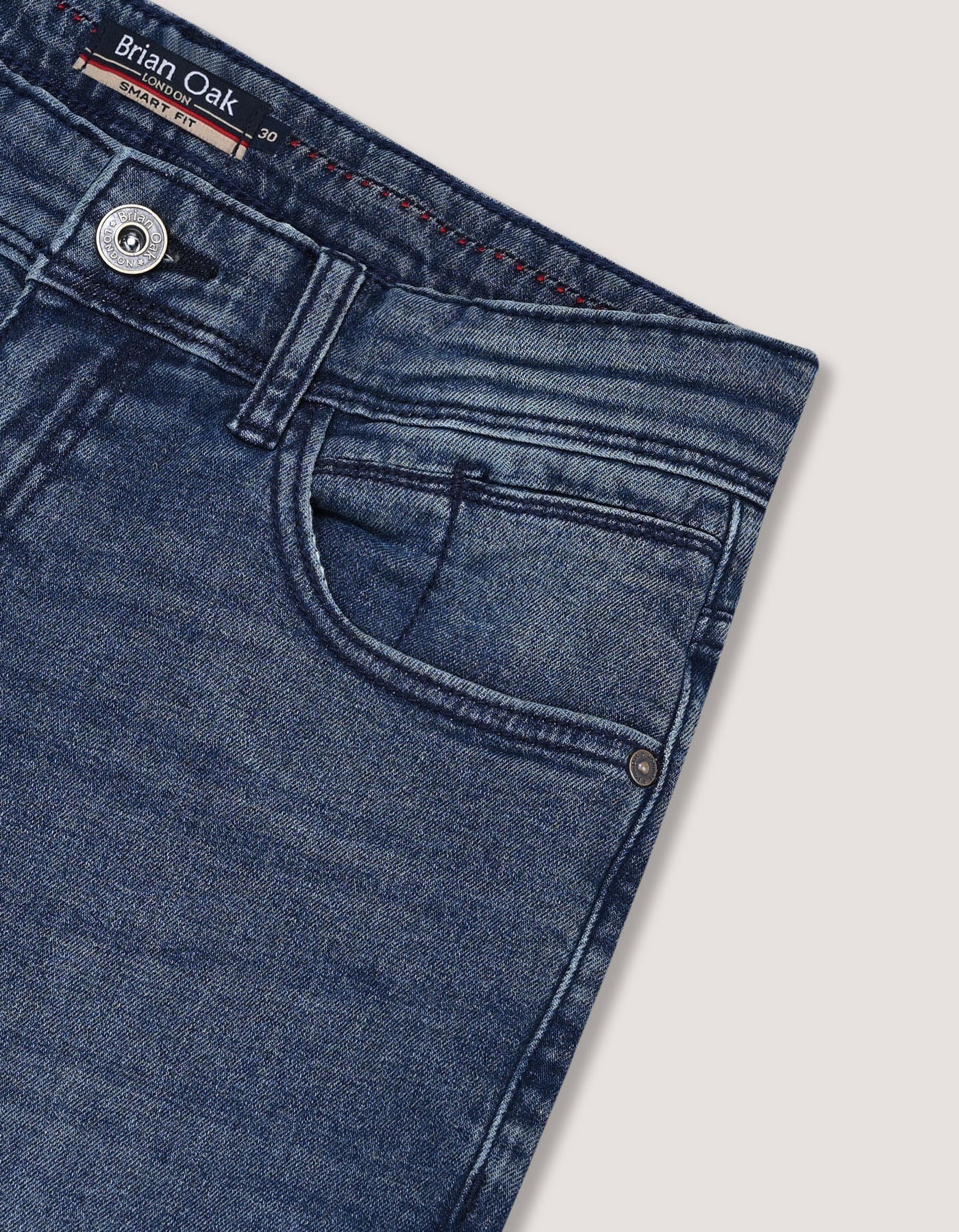 Men's Light Green Tinted Denim Jeans