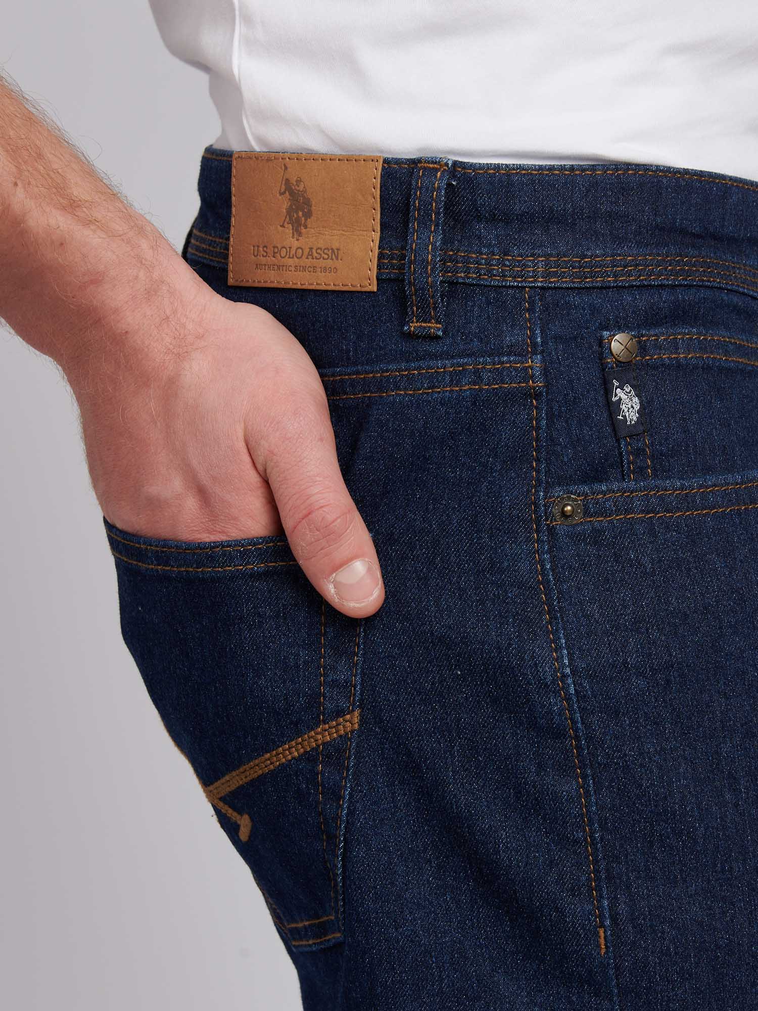 Mens Classic Fit Jean Rinse Wash