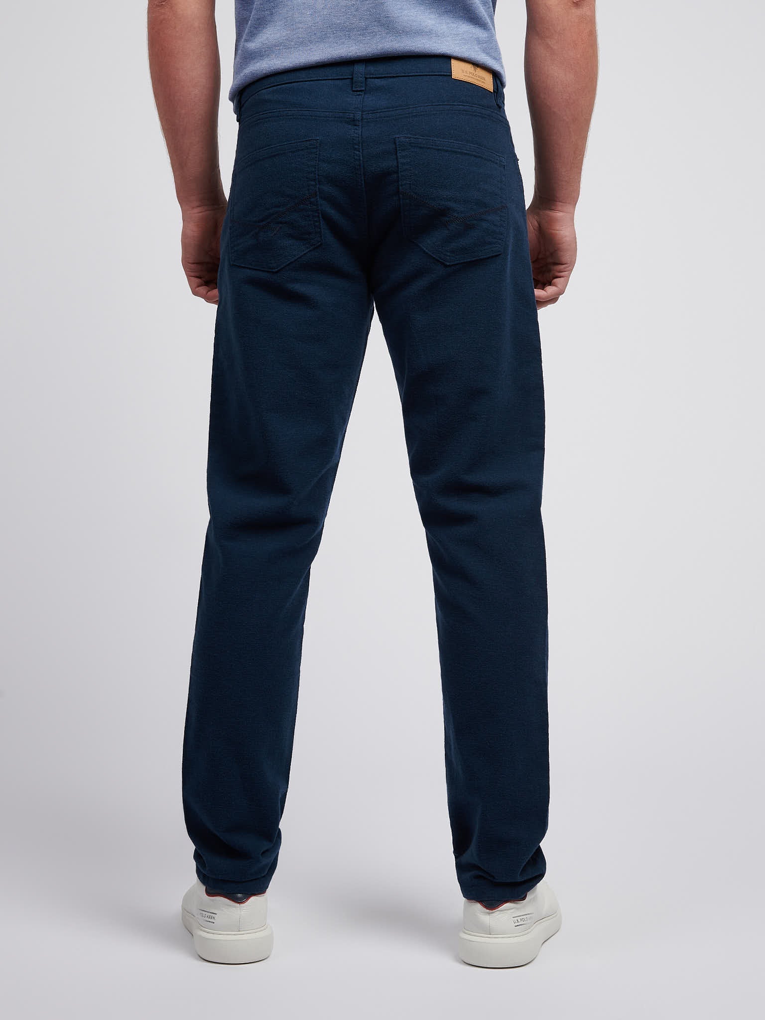 Mens Moleskin 5 Pocket Trouser in Dark Sapphire Navy