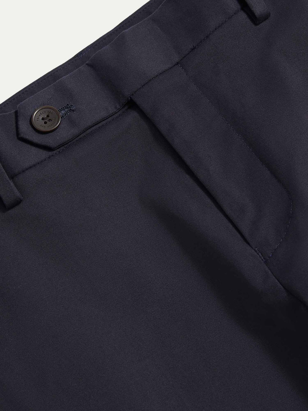 Stretch Cotton Trouser in Dark Sapphire Navy