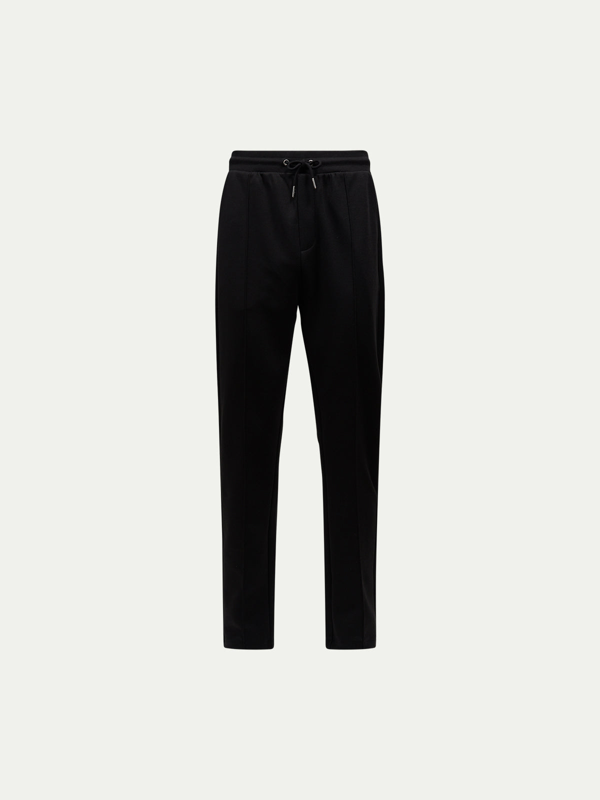 Jersey Interlock Jogger in Black