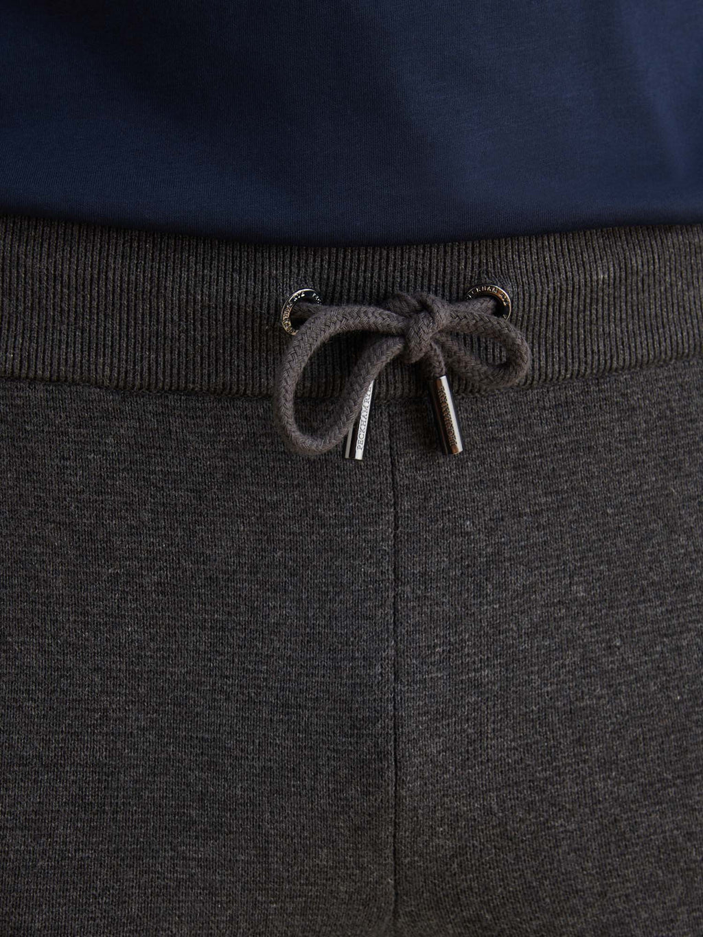 Milano Knit Jogger in Charcoal Grey
