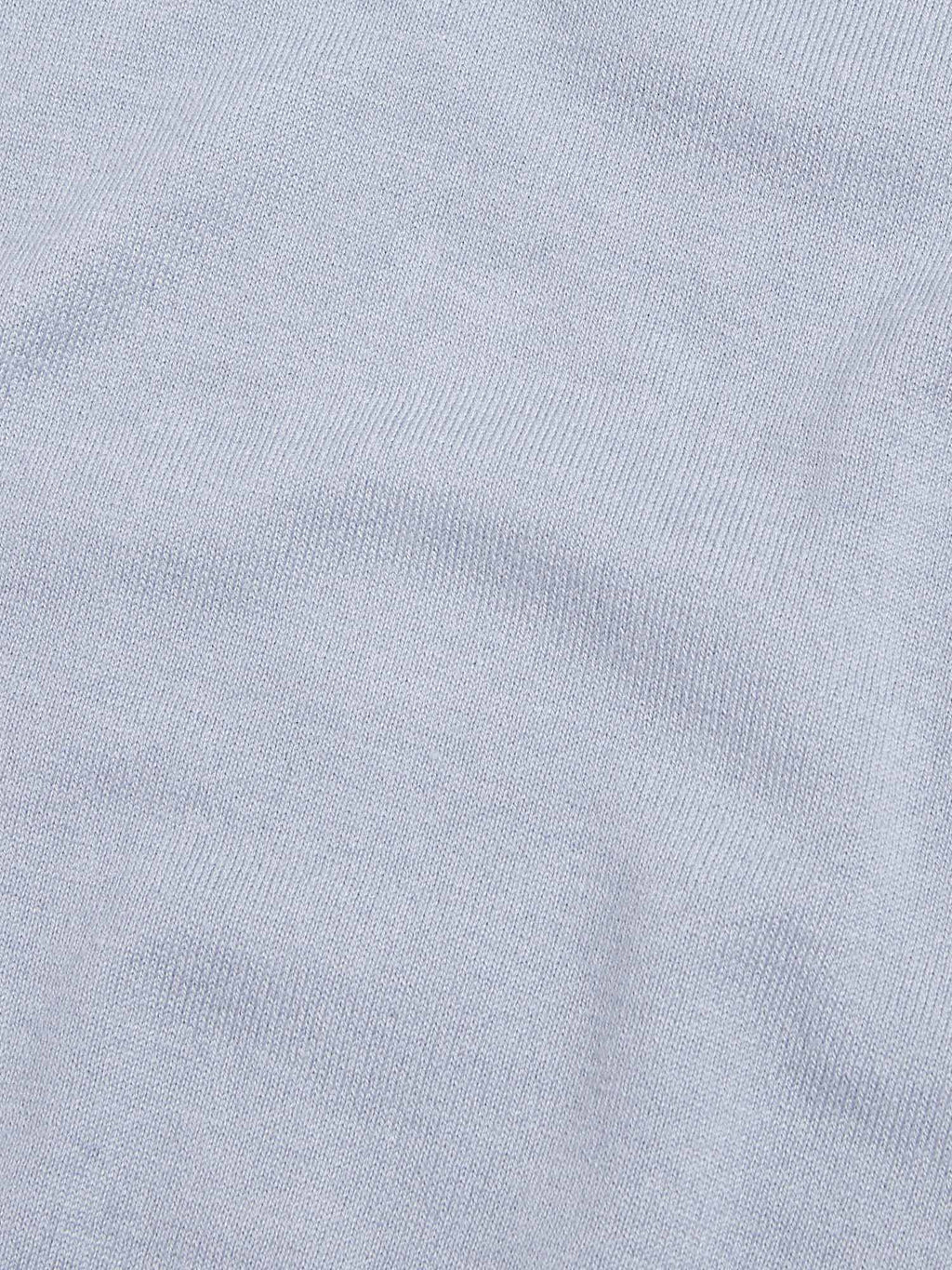 Jersey Knit Polo Shirt in Blue Blizzard