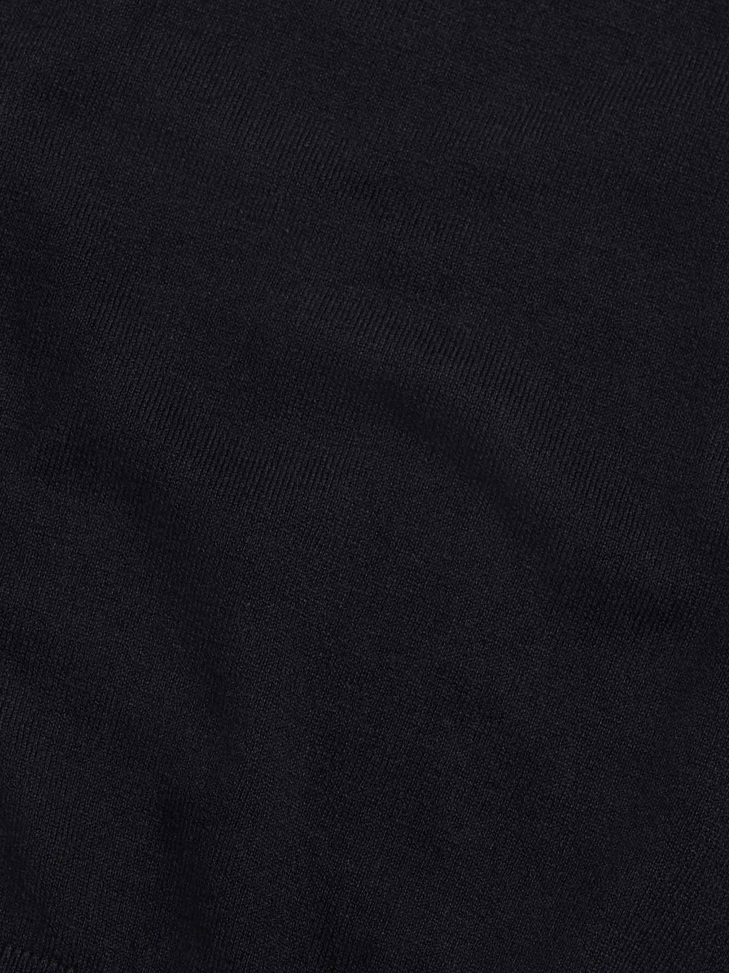 Jersey Knit Crew in Black