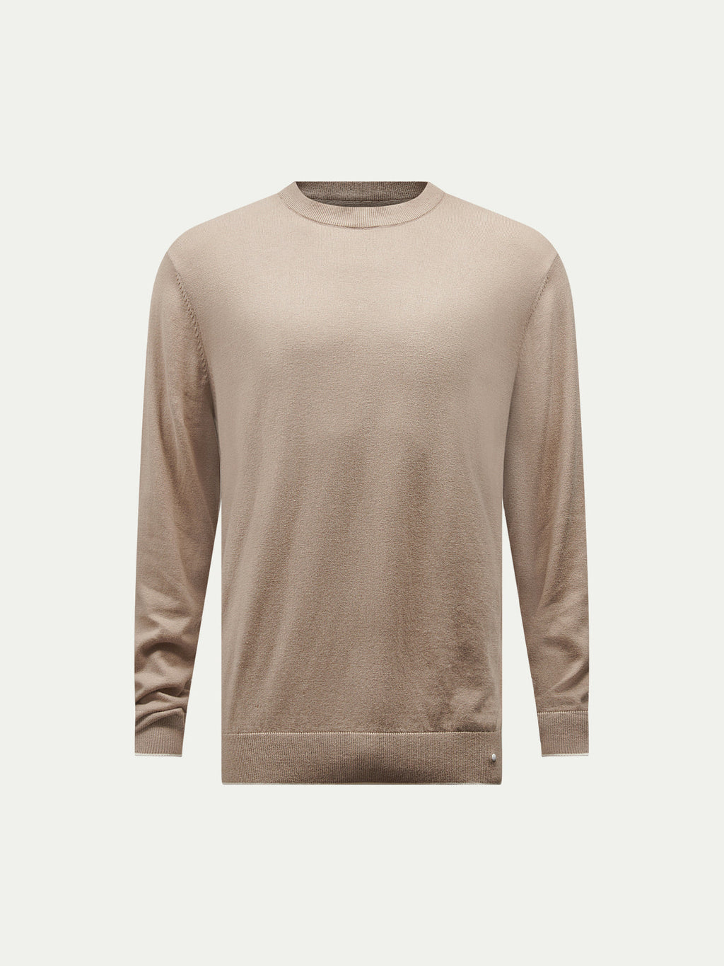 Jersey Knit Crew in Simply Taupe