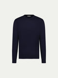 Jersey Knit Crew in Dark Sapphire Navy