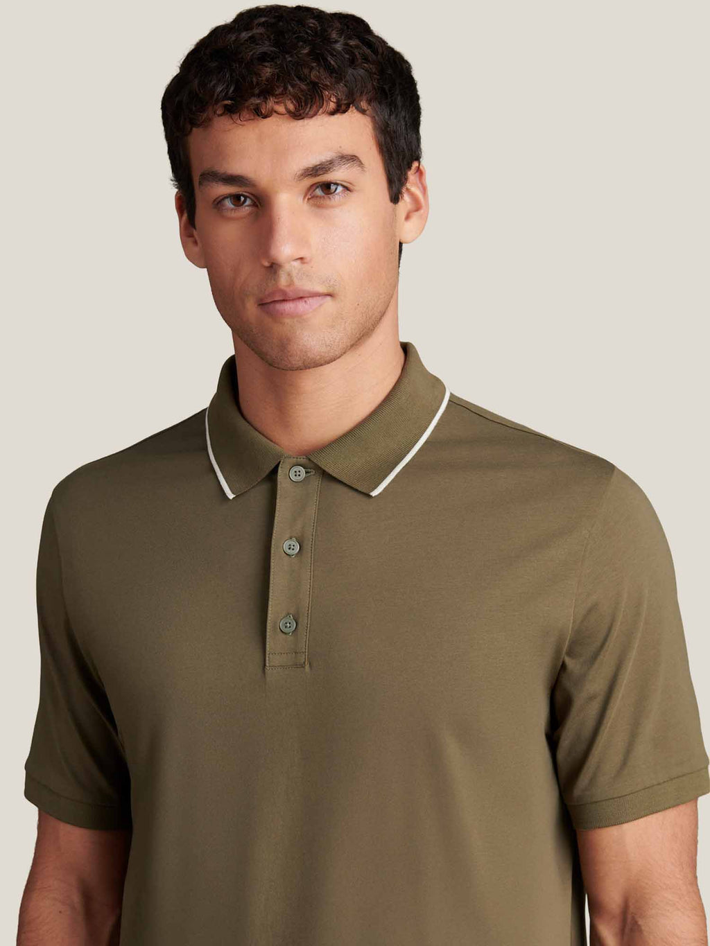 Mercerised Cotton Tipped Polo Shirt Sea Turtle