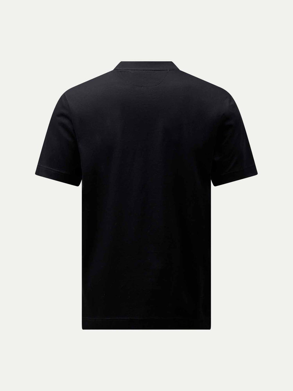 Mercerised Cotton T-Shirt Black