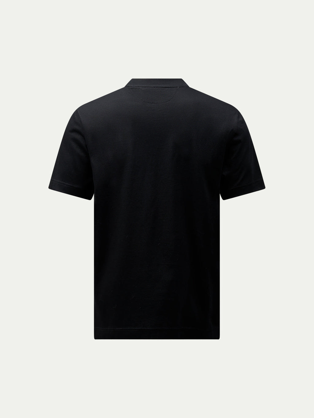Mercerised Cotton T-Shirt Black