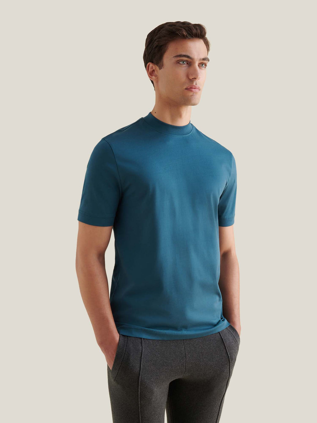 Mercerised Cotton T-Shirt Stargazer