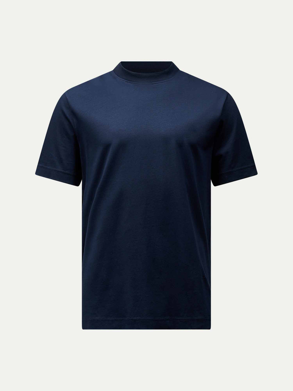 Mercerised Cotton T-Shirt Dark Sapphire Navy