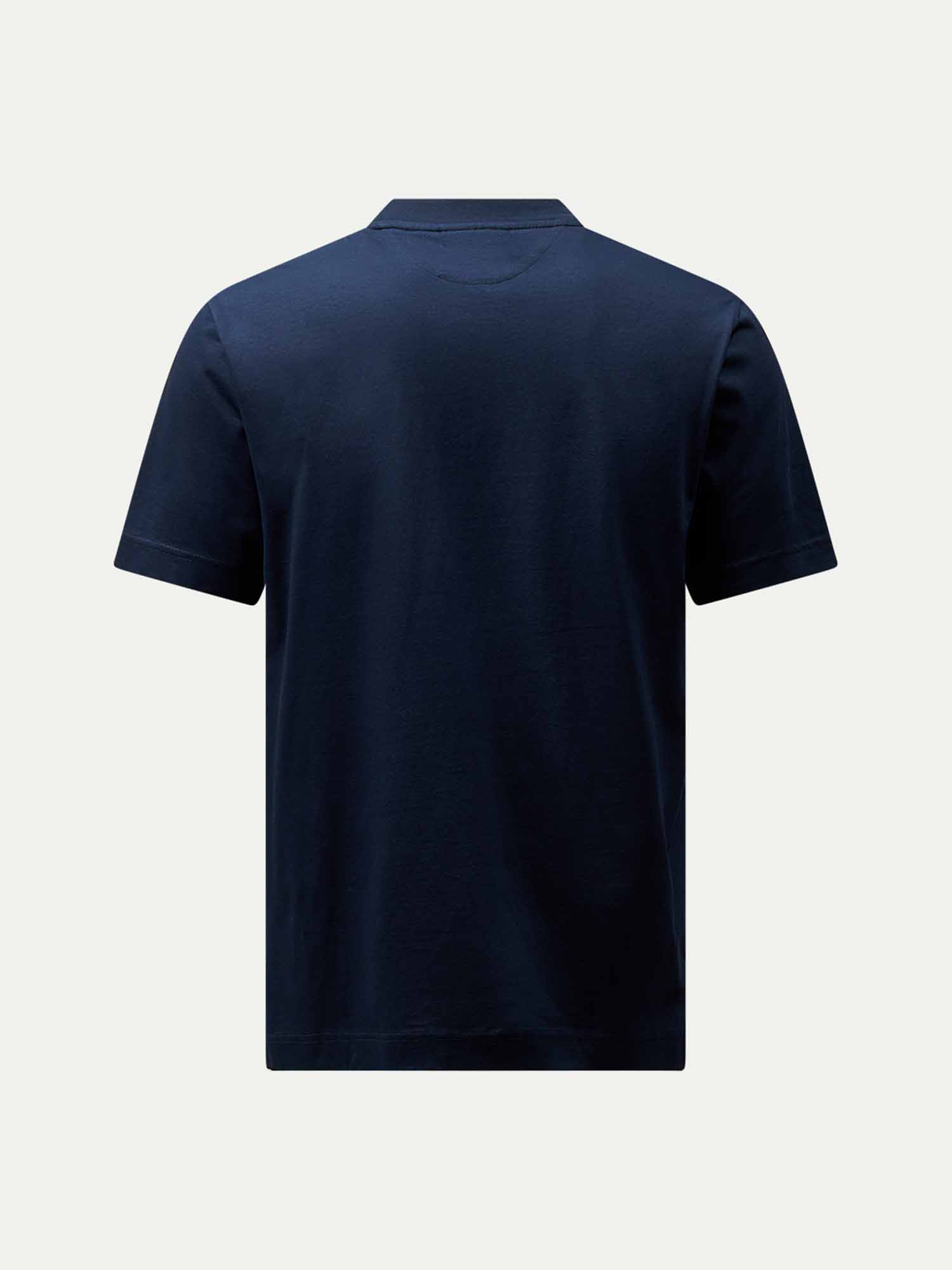 Mercerised Cotton T-Shirt Dark Sapphire Navy