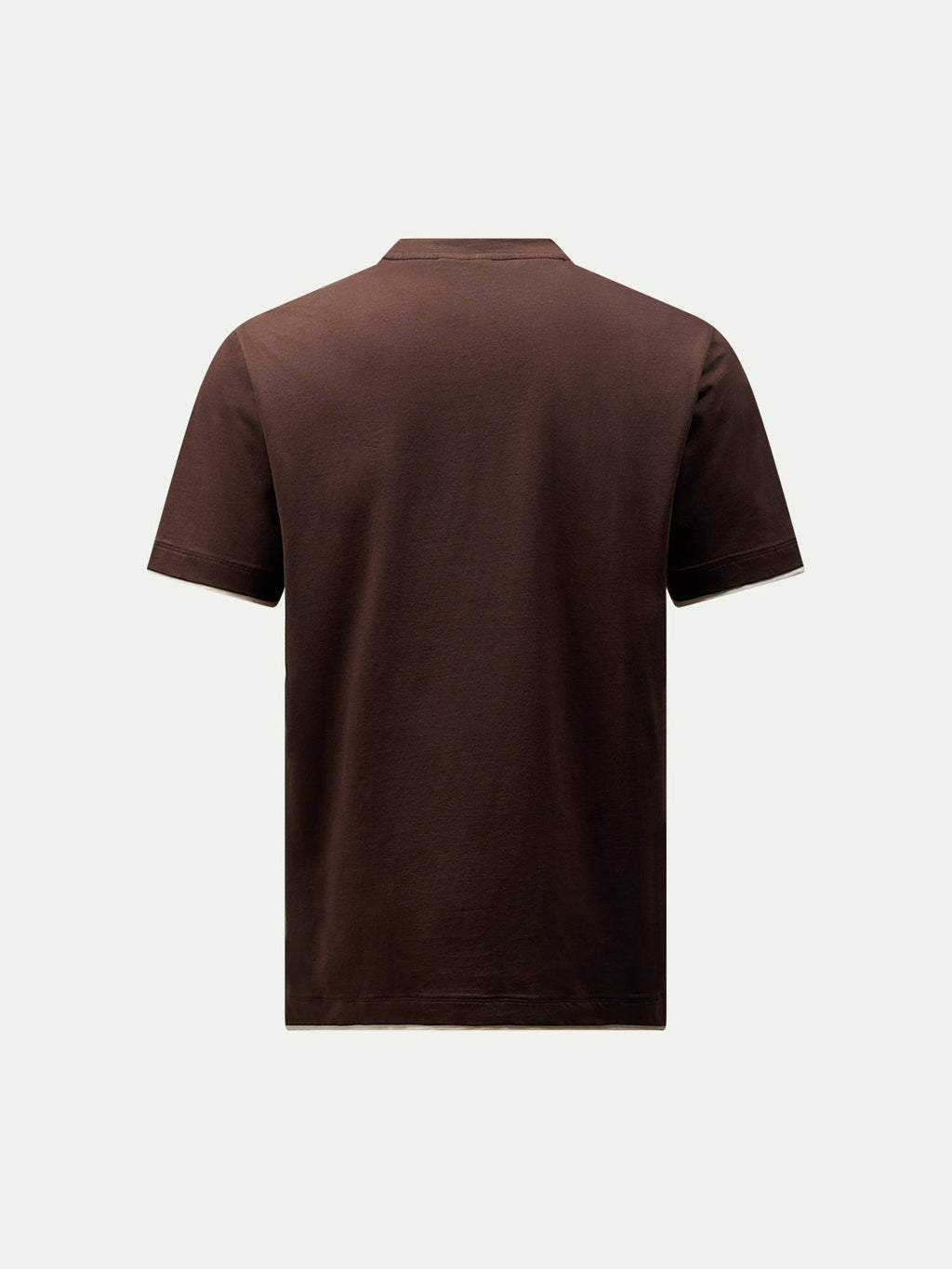 Double Layer Mercerised Cotton T-Shirt Java