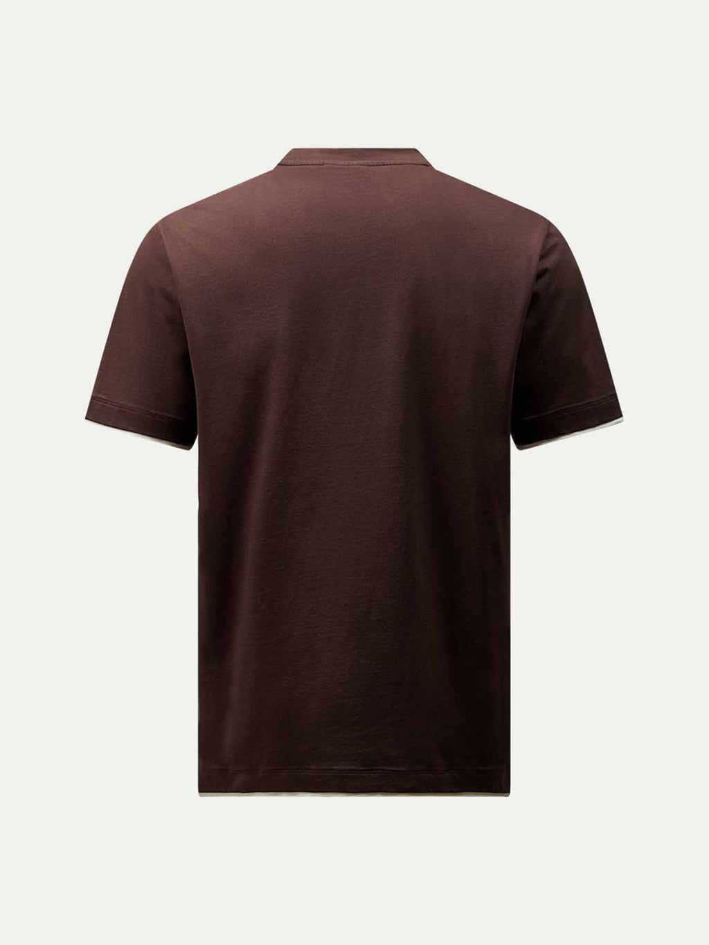 Double Layer Mercerised Cotton T-Shirt Java