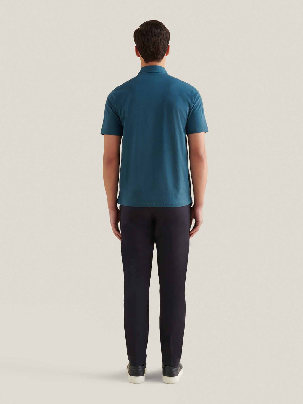 Mercerised Cotton Polo Shirt Stargazer