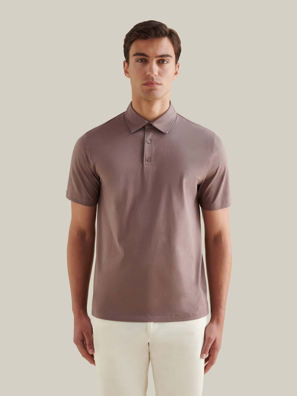 Mercerised Cotton Polo Shirt Iron