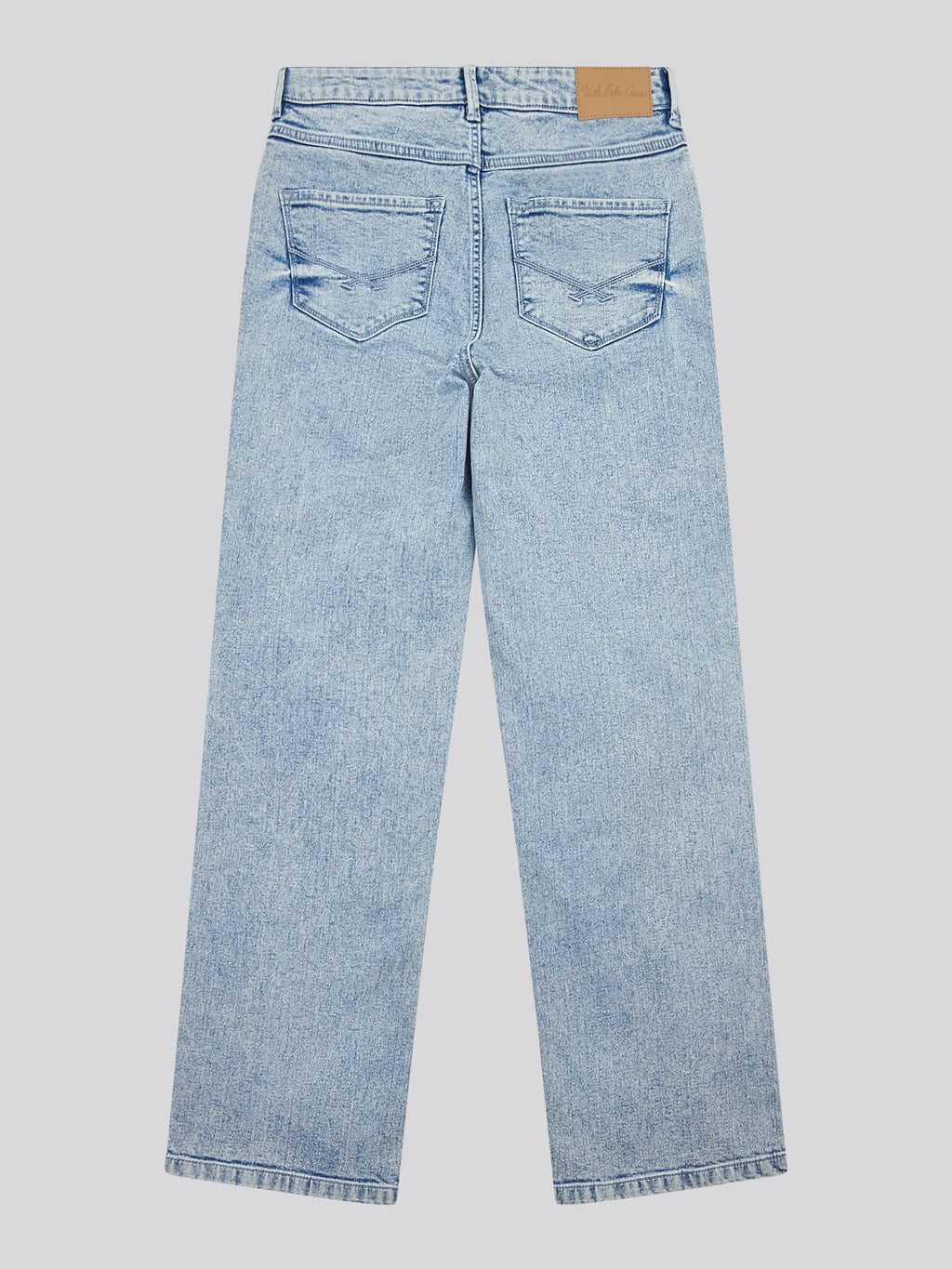 Womens Straight Fit Jean Stone Wash WUP