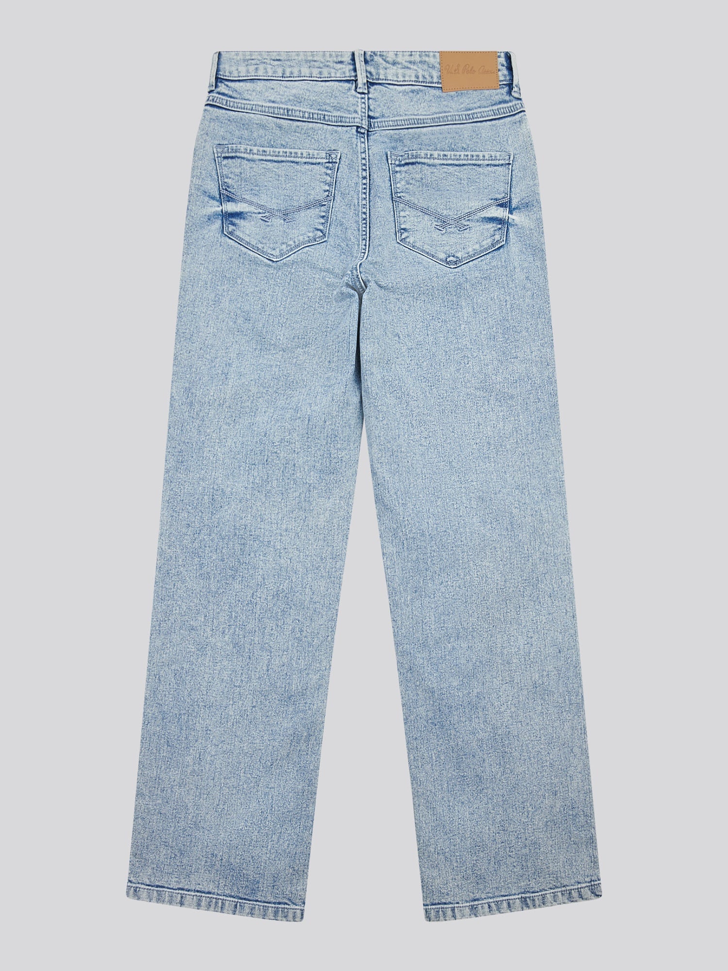 Womens Straight Fit Jean Stone Wash WUP