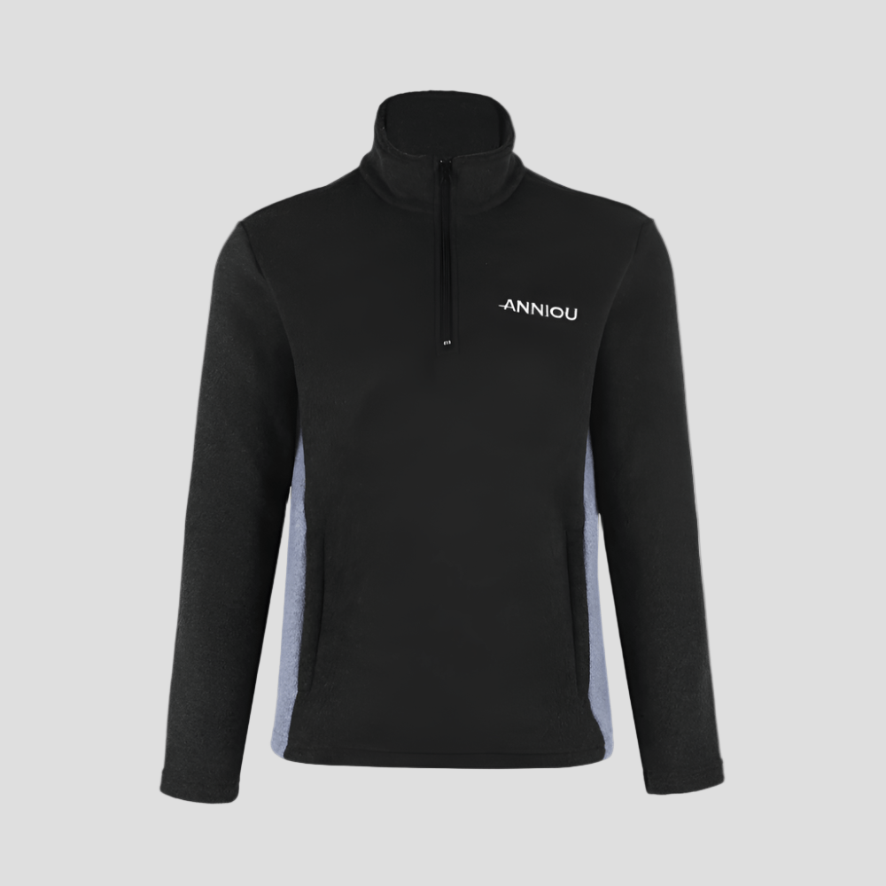 Polar Fleece Half Zip Pullover Sweatshirt