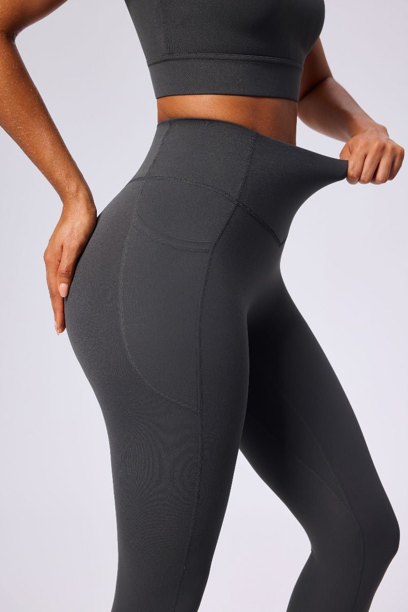 High Rise Yoga Pants with Pockets
