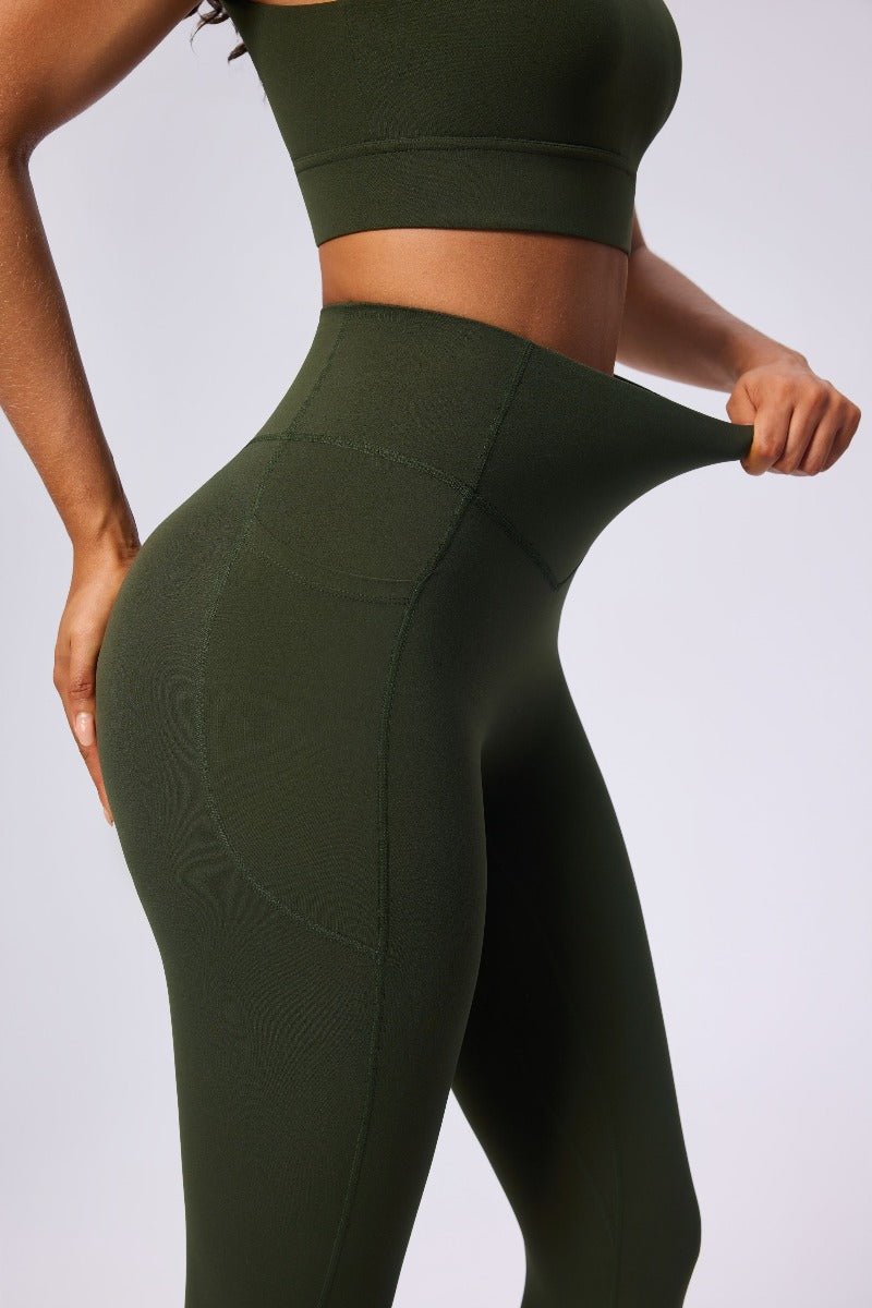 High Rise Yoga Pants with Pockets